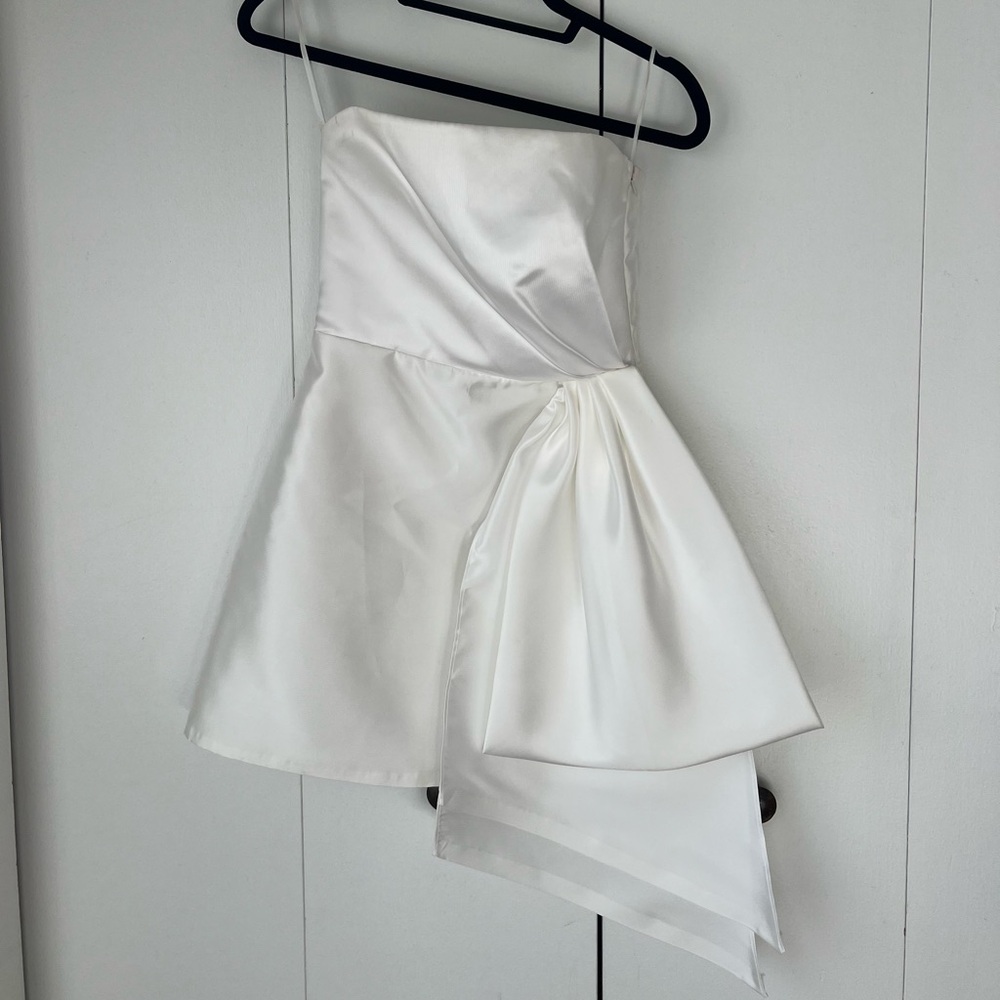 Sachin + Babi strapless bow dress